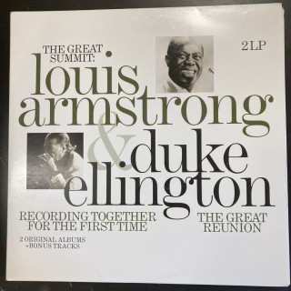 Louis Armstrong & Duke Ellington - The Great Summit (EU/2017) 2LP (VG+-M-/VG+) -jazz-